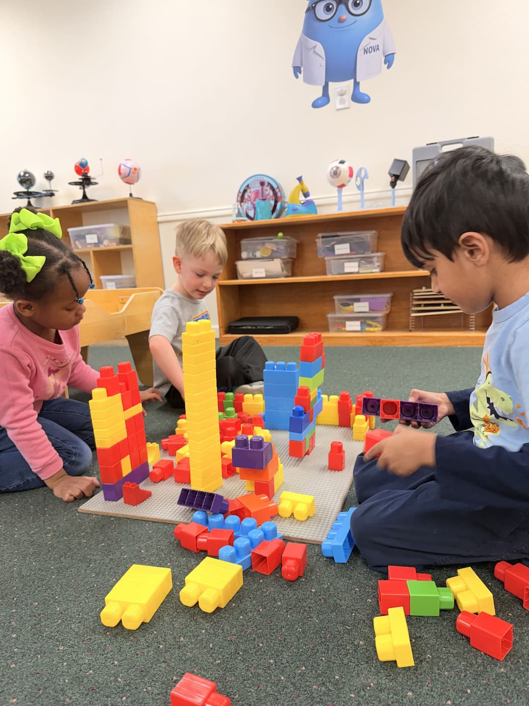 What does a Montessori classroom look like at Palm Grove in Plano TX